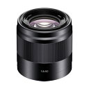 新品 SONY ソニー 中望遠単焦点レンズ E 50mm F1.8 OSS ブラック SEL50F18-B ミラーレス一眼カメラ用