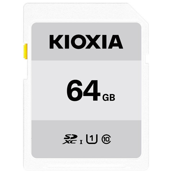 【メール便】キオクシア KIOXIA EXCERIA BASIC SDHC/SDXC UHS-I メモリカード 64GB KSDB-A064G