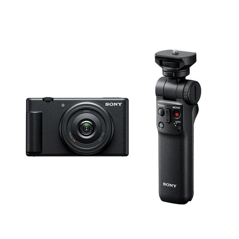 [新品]【グリップセット】SONY ソニー デジタルカメラ VLOGCAM ZV-1F ブラック GP-VPT2BT シューティンググリップ付