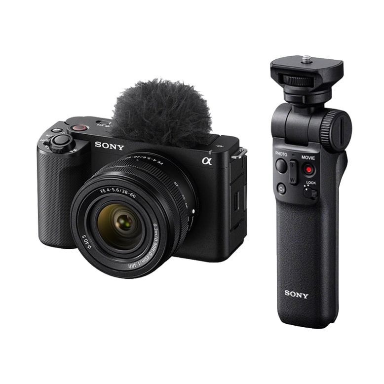 [新品]【グリップセット】SONY ソニー ミラーレス一眼カメラ レンズ交換式VLOGCAM ZV-E1L B ズームレンズキット ブラック GP-VPT2BT シューティンググリップ付（キャンペーン対象商品）