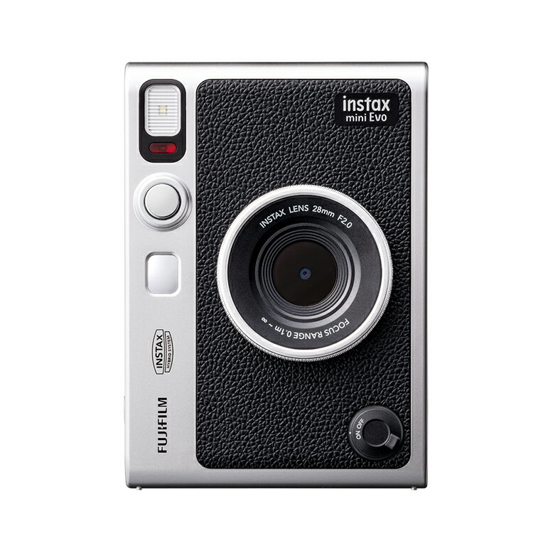 [新品]FUJIFILM フジフイルム ハイブリッドインスタントカメラ チェキ instax mini Evo ブラック USB Type-C対応