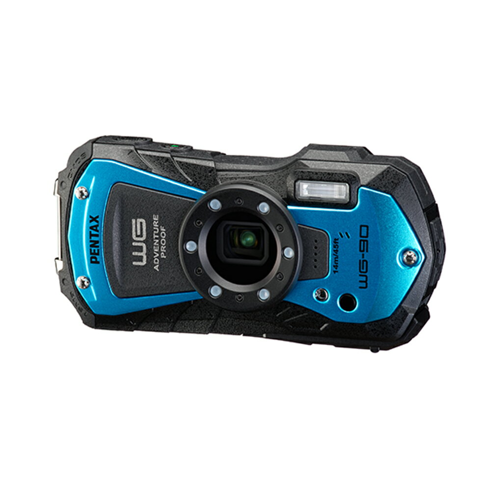 [新品]RICOH リコー コンパクトデジタルカメラ PENTAX WG-90 ブルー 2