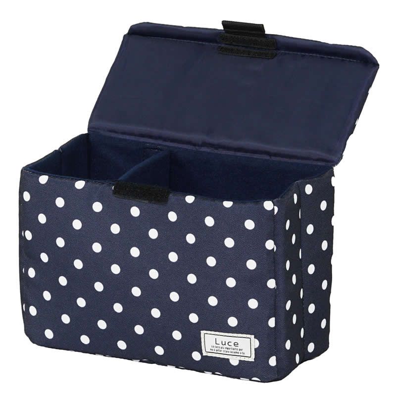 Kenko ケンコー Luce インナーボックス Mサイズ ドットネイビー