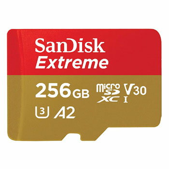 TfBXN Extreme microSDXCJ[h 256GB UHS-I U3yCOpbP[Wiz