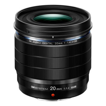 OM SYSTEM M.ZUIKO DIGITAL ED 20mm F1.4 PRO【メーカー取寄せ品】【選べる5年間延長保証対象(別料金)】