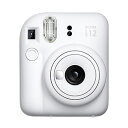 フジフイルム インスタントカメラ チェキ instax mini 12 クレイホワイト