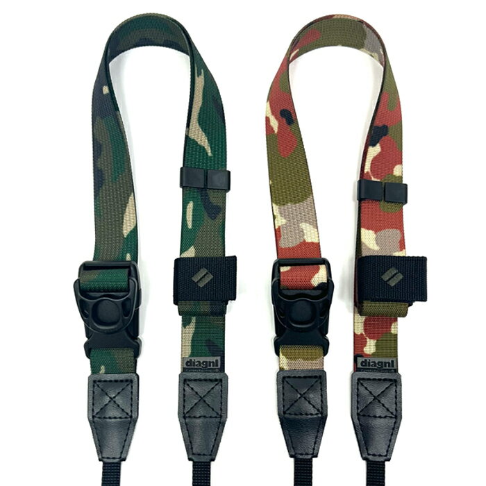 【NEW】 USA製カモテープ / diagnl(ダイアグナル) Ninja Camera Strap 25mm幅 カメ...
