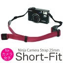 カメラ女子にオススメ！選べる8色 ニンジャカメラストラップ ショートタイプ / diagnl(ダイアグナル) Ninja Camera Strap 25mm Short-Fitカメラストラップ ミラーレス コンデジ 斜めがけ かわいい