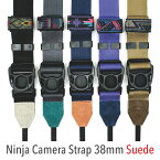 カメラストラップ 一眼レフ レザー おしゃれ 本革 ミラーレス 斜めがけ おしゃれ かわいい 長さ調節 日本製スウェードタイプ 伸縮自在のニンジャストラップ / diagnl(ダイアグナル) Ninja Camera Strap 38mm幅