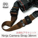 カメラストラップ 一眼レフ ミラーレス ショルダーストラップ 斜めがけ 長さ調節 シンプル ナイロン アジャスター 日本製【アウトレットアイテム】伸縮自在のニンジャカメラストラップ diagnl(ダイアグナル) Ninja Camera Strap 38mm幅