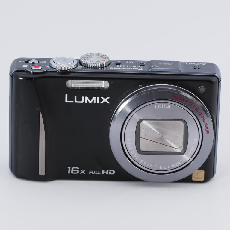 【難あり品】Panasonic パナソニック デジタルカメラ LUMIX TZ20 ブラック DMC-TZ20-K #8761