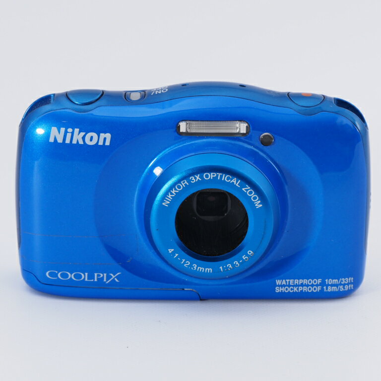 Nikon ニコン デジタルカメラ COOLPIX W100 防水 W100BL クールピクス ブルー #8739