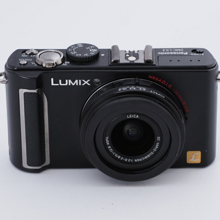 【難あり品】Panasonic パナソニック デジタルカメラ LUMIX (ルミックス) LX3 ブラック DMC-LX3-K #8944