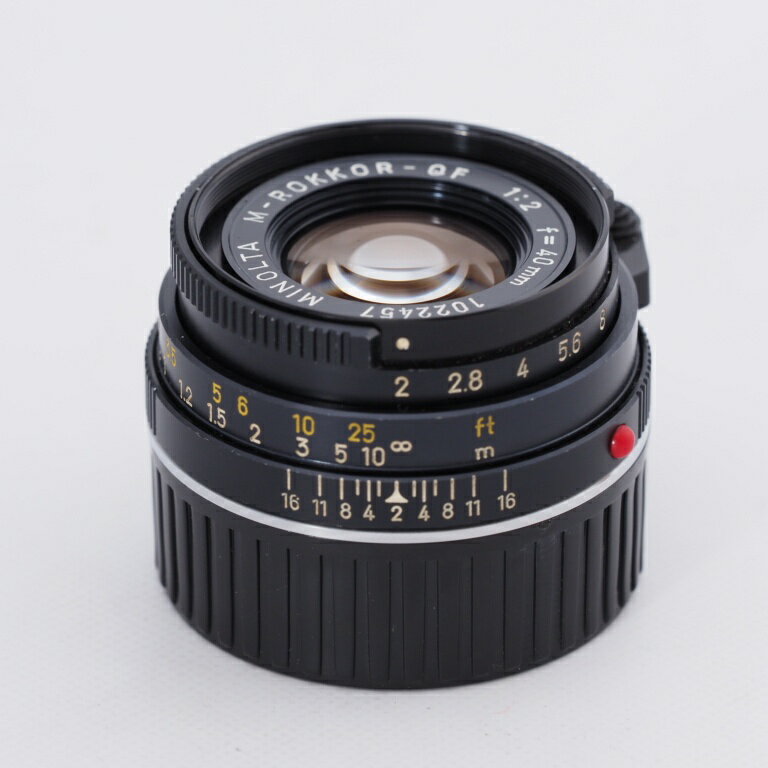 【難あり品】MINOLTA ミノルタ M-ROKKOR-QF 40mm F2 Mロッコール Leica Mマウント 9334