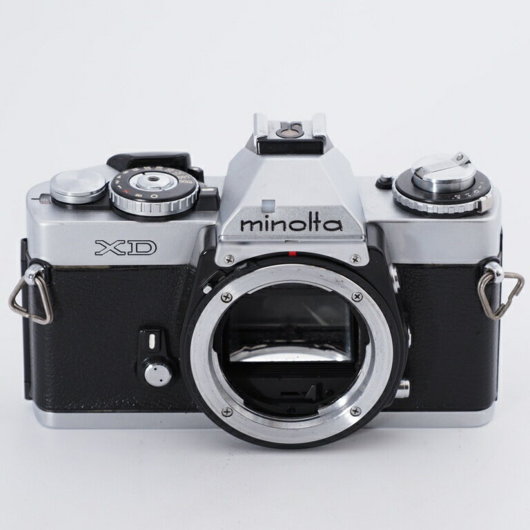 【難あり品】MINOLTA ミノルタ フィルム一眼レフカメラ XD ボディ シルバー 9373