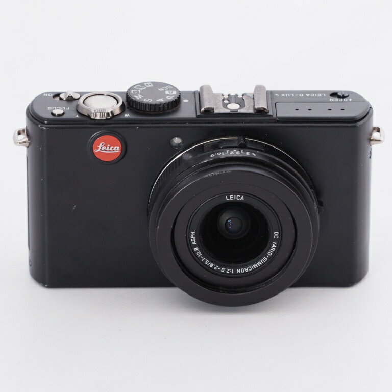 Leica ライカ コンパクトデジタルカメラ ライカD-LUX4 1010万画素 光学2.5倍ズーム ブラック #9663