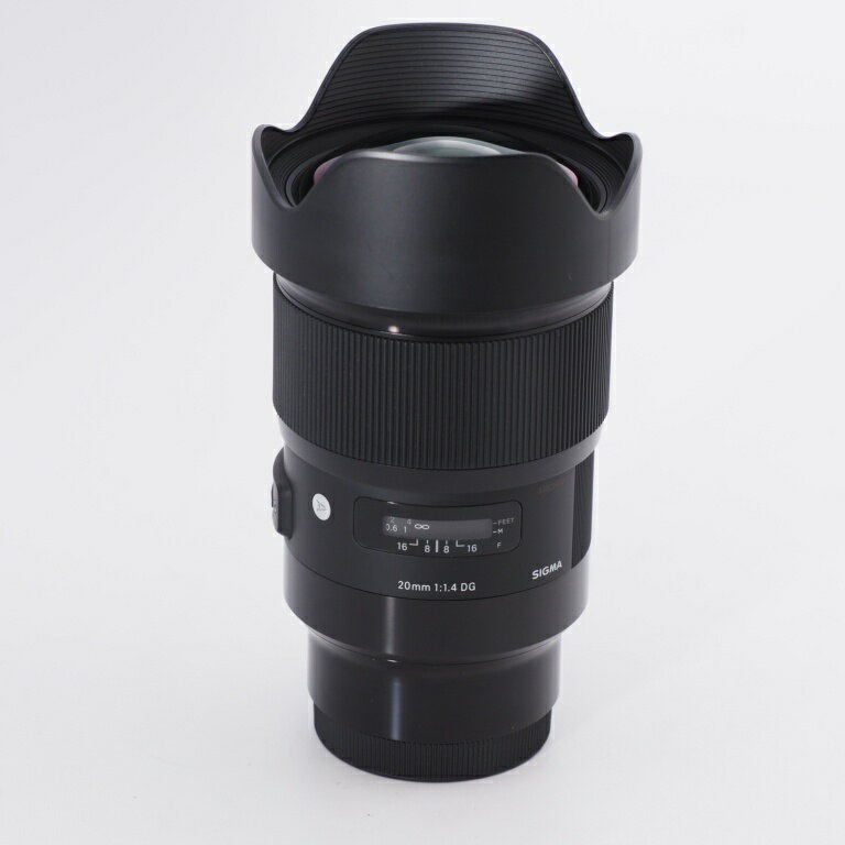 SIGMA シグマ 単焦点広角レンズ 20mm F1.4 DG HSM SONY-Eマウント用 ミラーレス専用 #9698