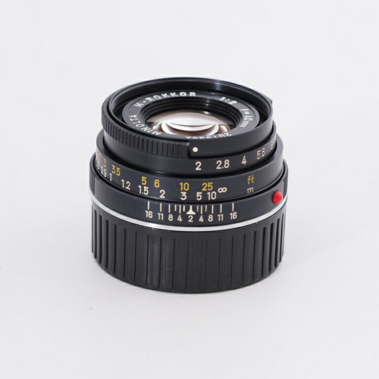 MINOLTA ミノルタ M-ROKKOR 40mm F2 単焦点レンズ Leica Mマウント 9732