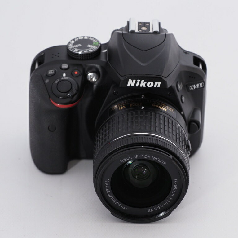 Nikon jR fW^჌tJ D3400 AF-P 18-55 VR YLbg ubN D3400LKBK #9753