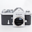Nikon ニコン フィルム一眼レフ F アイレベル シルバー ボディ 後期型 元箱 ケースつき #11594