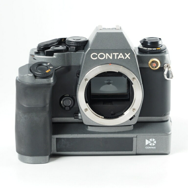 CONTAX 159MM 10周年記念 ボディ グレー ワインダー W-7 専用カラー 10周年 シンクロキャップ付属 コンタックス #13342