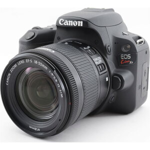 Canon キヤノン EOS Kiss X9 18-55mm レンズキット ブラック 一眼レフ カメラ SDカード付き バリアングル液晶/Wi-Fi/Bluetooth/NFC/動画撮影【中古】