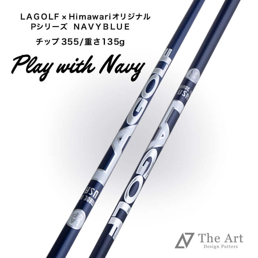 LAե P-SERIES BLACK P꡼ Navy 355 [ LA GOLF  Himawari ] ñ