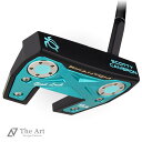 スコッティキャメロン (SCOTTY CAMERON) 2022 ファントムシリーズ ファントムX5.5 [Hawaiian Honu] S アートブラックフィニッシュ ターコイズブルー スコッティキャメロン専門店 Himawari ゴルフ用品 ゴルフグッズ おしゃれ シンプル ブランド ラウンドグッズ ラウンド用品