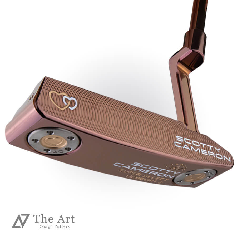 スコッティキャメロン (SCOTTY CAMERON) 2023 スーパーセレクト ニューポート2 [Round Heart] M ピンクゴールドフィニッシュ スコッティキャメロン専門店 Himawari ゴルフ用品 ゴルフグッズ おしゃれ シンプル ブランド ラウンドグッズ ラウンド用品 プレゼントやギフトにも