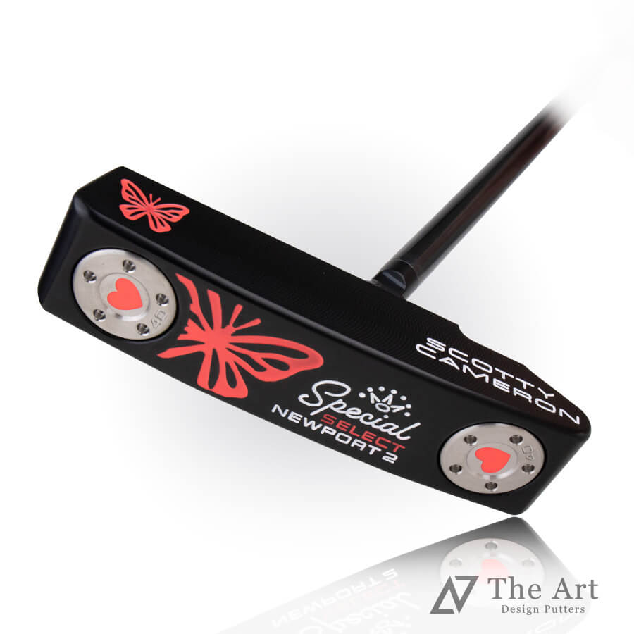 スコッティキャメロン (SCOTTY CAMERON) 2020 スペシャルセレクト ニューポート2 [Lucky Butterfly] ver.S センターシャフト パッションピンク スコッティキャメロン専門店 Himawari ゴルフ用品 ゴルフグッズ おしゃれ シンプル ブランド ラウンドグッズ