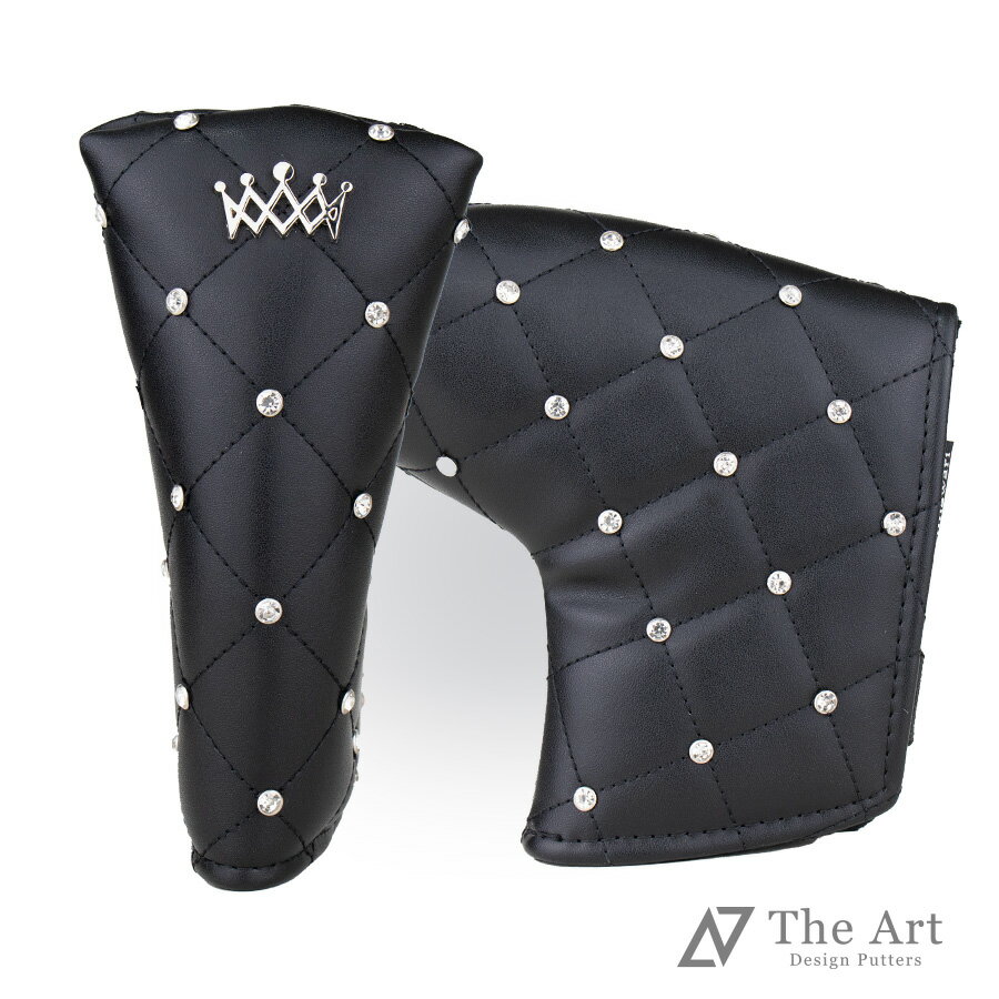 [Tiara] ブラック The Art Design Putters [スタンダード] Himawari オリジナル ヘッドカバー スコッティキャメロン専門店 Himawari ゴルフ用品 ゴルフグッズ おしゃれ シンプル ブランド ラウンドグッズ ラウンド用品 プレゼントやギフトにも ゴルフ グッズ