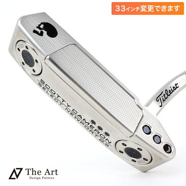 スコッティキャメロン カスタムパター 2018 ニューポート2.5 (Sideface Skull) M 黒 Scotty Cameron Newport 2.5 タイトリスト