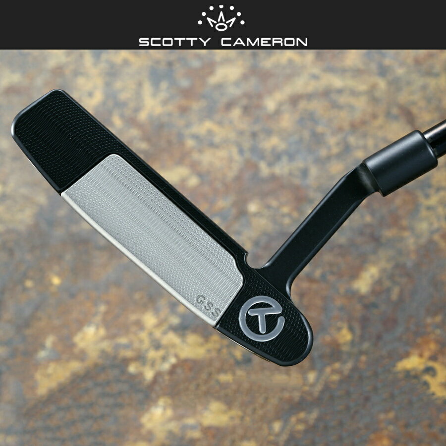 スコッティキャメロン ツアーパター Tour Concept 1 GSS Inlay Black & silver【Scotty Cameron / コンセプト1】 スコッティキャメロン専門店 Himawari ゴルフ用品 ゴルフグッズ おしゃれ シンプル ブランド ラウンドグッズ ラウンド用品 プレゼントやギフトにも