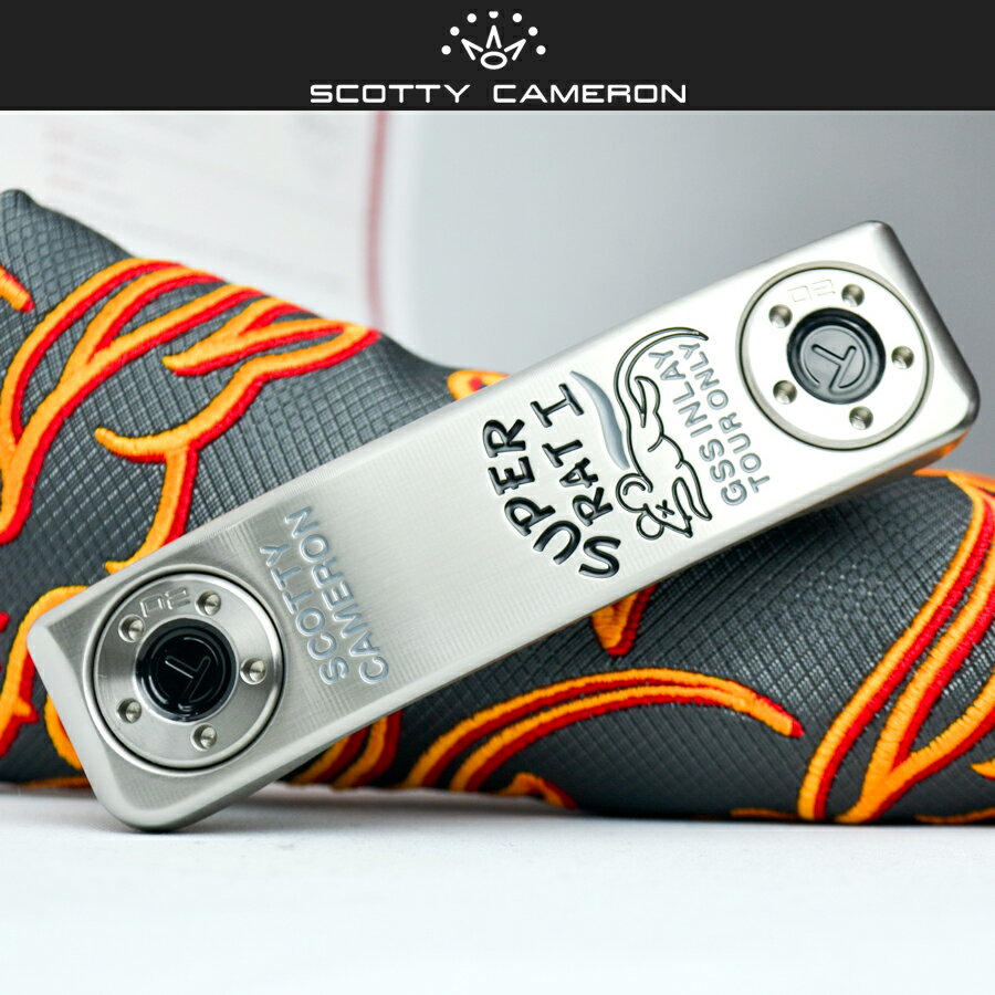 スコッティキャメロン Masterful Super Rat 1 SSS GSS inlay with 20g circle T sole weights【Scotty Cameron / スーパーラット】 スコッティキャメロン専門店 Himawari ゴルフ用品 ゴルフグッズ おしゃれ シンプル ブランド ラウンドグッズ ラウンド用品