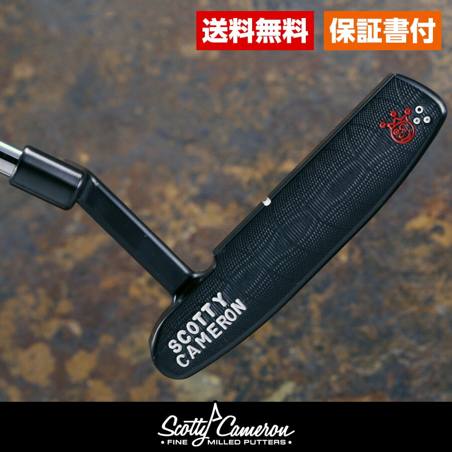 【送料無料・保証書付】スコッティキャメロン ツアーパターLefty Mastertful 009 Brushed Black Finish with Jackpot Johnny ジョーダンスピース左利き用 スコッティキャメロン専門店 Himawari ゴルフ用品 ゴルフグッズ おしゃれ シンプル ブランド ラウンドグッズ