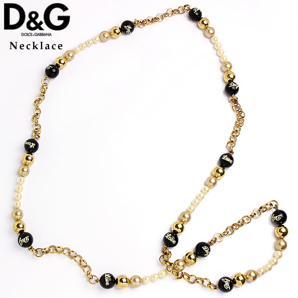 【訳あり商品】 DOLCE＆GABBANA D&G ドルチェ＆ガッバーナ ドルガバ JEWELS ネックレス エレガント ゴージャス 1連 2連 ファッション DJ0525