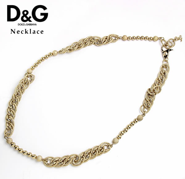 【訳あり商品】 DOLCE＆GABBANA D&G ドルチェ＆ガッバーナ ドルガバ JEWELS ネックレス エレガント ゴージャス ゴールド ブランド DJ0689