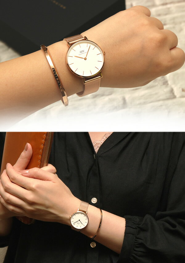 ダニエルウェリントン Daniel Wellington ユニセックス バングル ブレスレット C型...