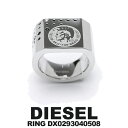 DIESEL ディーゼル リング DX0293040508 16号 メンズ ブランド アクセサリー ロゴ リング ブランド Men's ring 指輪【0405_腕時計】