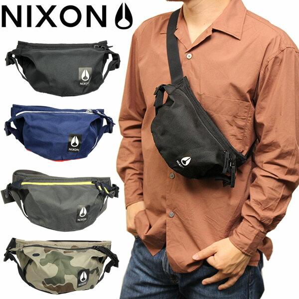 ニクソン バッグ（メンズ） NIXON ニクソン バッグ ボディバッグ 斜め掛け 鞄 bag シンプル メンズ レディース ユニセックス ヒップバック ウエストバッグ ブランド ナイロン 軽量