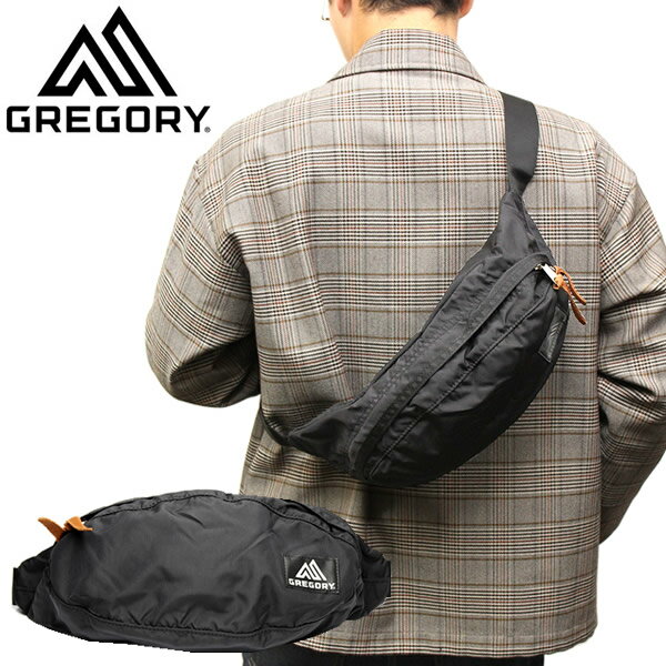 GREGORY グレゴリー バックパック Backpack ユニセックス 斜め掛け 鞄 bag シンプル ブラック 65238-1041 ギフトのサムネイル