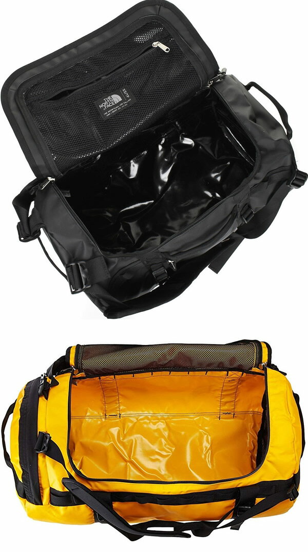 THE NORTH FACE ノースフェイス メンズ ボストンバッグ Base Camp Duffel XSサイズ 31L 折りたたみ 2way ダッフルバッグ イエロー ブラック NF0A3ETN