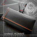United HOMME ユナイテッドオム センターライン コードバン 馬革 メンズ 財布 長財布 ブランド MEN'S サイフ さいふ BRAND【財布 長財布 メンズ MEN'S】
