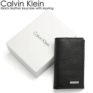 Calvin Klein　カルバンクライン メンズ キーケース ブランド ブラック メンズ シンプル キーリング 79216