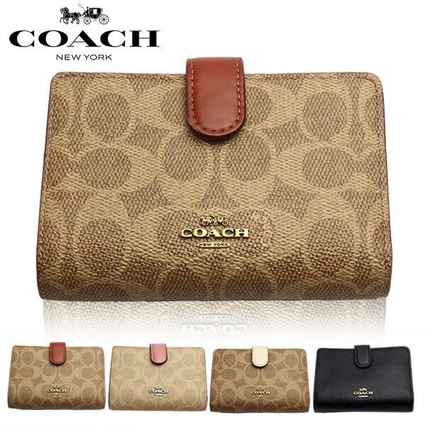 COACH コーチジャパン 限定モデル 二つ折り財布 シグネチャー カーキ レディース ウォレット coach-w01