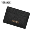 VERSACE ヴェルサーチ 財布 カードケース カードホルダー ブラック レザー 牛革 メンズ レディース ユニセックス DPN2467-1A13018-1B...