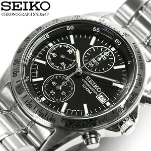 SEIKO セイコー 逆輸入 クロノグラフ メンズ 腕時計 ウォッチ うでどけい Men's クロノ 海外モデル 1/20秒高速測定モデル SND367