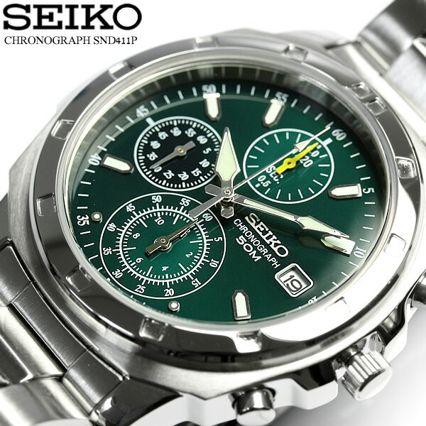 SEIKO セイコー 逆輸入 クロノグラフ メンズ 腕時計 