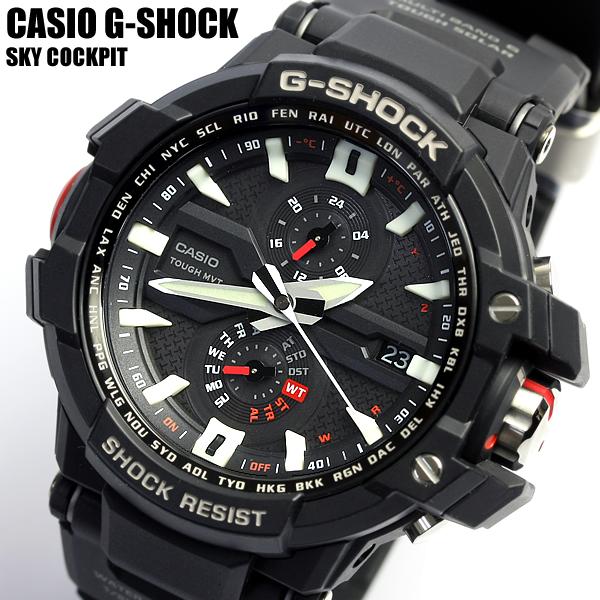 【G-SHOCK/腕時計】Gショック 電波ソーラー G-SHOCK ジーショック CASIO カシオ 腕時計 GW-A1000-1ADR 海外モデル SKY COCKPIT スマートアクセス機能搭載 メンズ うでどけい Men's