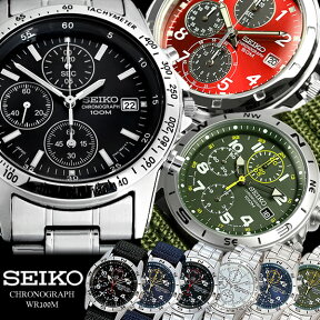 SEIKO セイコー メンズ クロノグラフ 腕時計 10気圧防水 クロノ 時計 うでどけい MEN'S ウォッチ 最新モデル 人気 ブランド ランキング【逆輸入】【セイコー】【SEIKO】